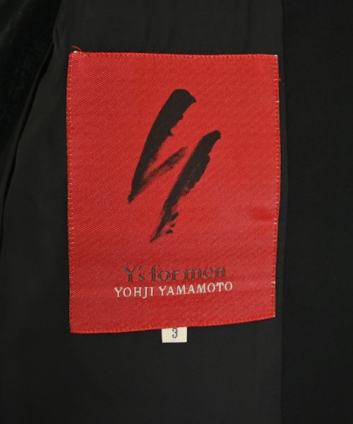 Y's for men（ワイズフォーメン）ジャケット 黒 サイズ:3(L位) メンズ/2200683911022