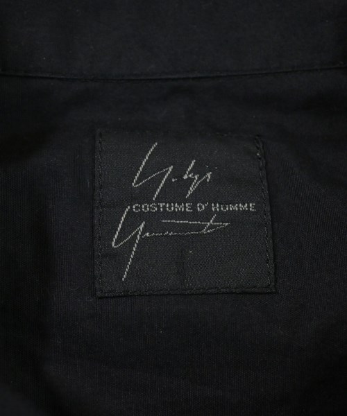 YOHJI YAMAMOTO COSTUME D'HOMME（コスチュームドオム）カジュアルシャツ 黒 サイズ:2(S位) メンズ/2200641442025