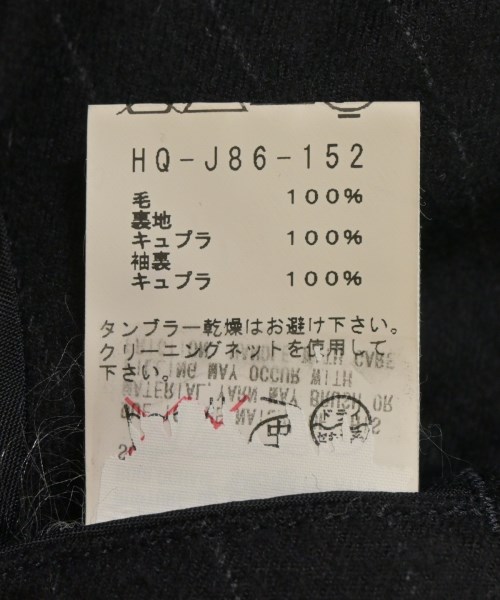 YOHJI YAMAMOTO COSTUME D'HOMME（コスチュームドオム）カジュアルジャケット 黒 サイズ:1(XS位) メンズ/2200643580022