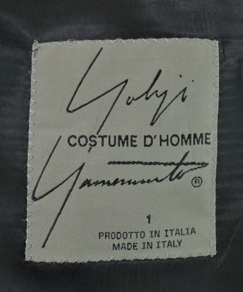YOHJI YAMAMOTO COSTUME D'HOMME（コスチュームドオム）テーラードジャケット 黒 サイズ:1(XS位) メンズ/2200596247041