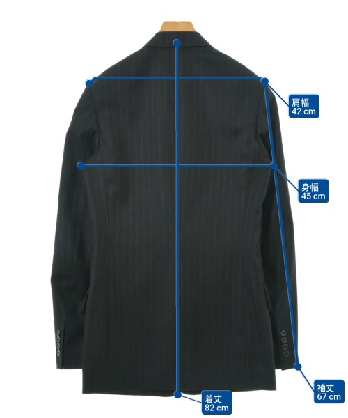 YOHJI YAMAMOTO COSTUME D'HOMME（コスチュームドオム）テーラードジャケット 黒 サイズ:1(XS位) メンズ/2200596247041