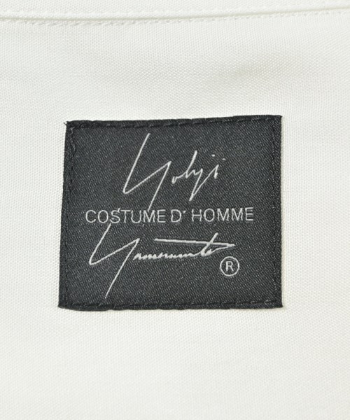 YOHJI YAMAMOTO COSTUME D'HOMME（コスチュームドオム）カジュアルシャツ 白 サイズ:3(M位) メンズ/2200613961028