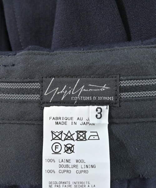 YOHJI YAMAMOTO COSTUME D'HOMME（コスチュームドオム）スラックス 紺 サイズ:3(M位) メンズ/2200619260101