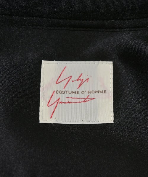 YOHJI YAMAMOTO COSTUME D'HOMME（コスチュームドオム）カジュアルシャツ 黒 サイズ:4(L位) メンズ/2200694707034