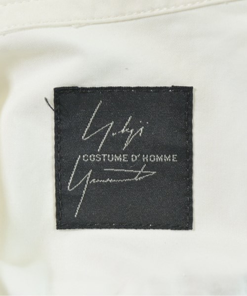 YOHJI YAMAMOTO COSTUME D'HOMME（コスチュームドオム）カジュアルシャツ 白 サイズ:3(M位) メンズ/2200700737062