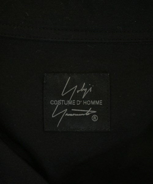 YOHJI YAMAMOTO COSTUME D'HOMME（コスチュームドオム）カジュアルシャツ 黒 サイズ:2(S位) メンズ/2200701029111