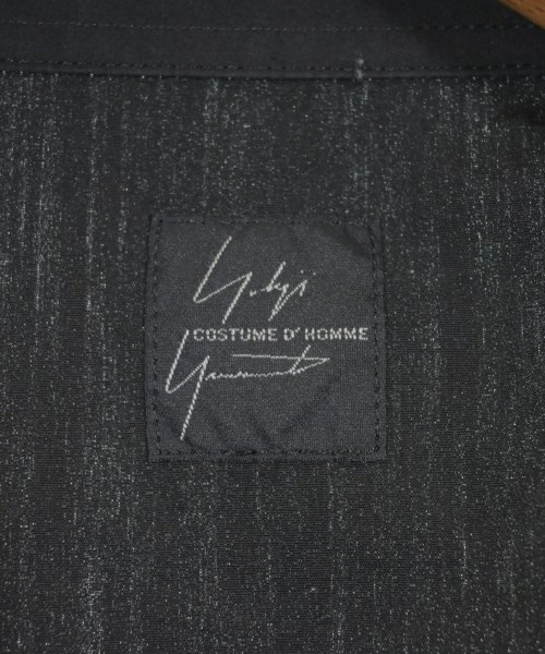 YOHJI YAMAMOTO COSTUME D'HOMME（コスチュームドオム）カジュアルシャツ 黒 サイズ:4(L位) メンズ/2200703525109