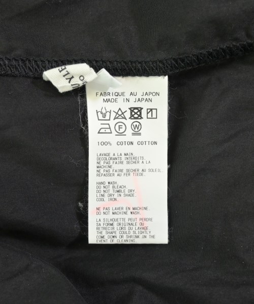 YOHJI YAMAMOTO COSTUME D'HOMME（コスチュームドオム）カジュアルシャツ 黒 サイズ:4(L位) メンズ/2200703525109