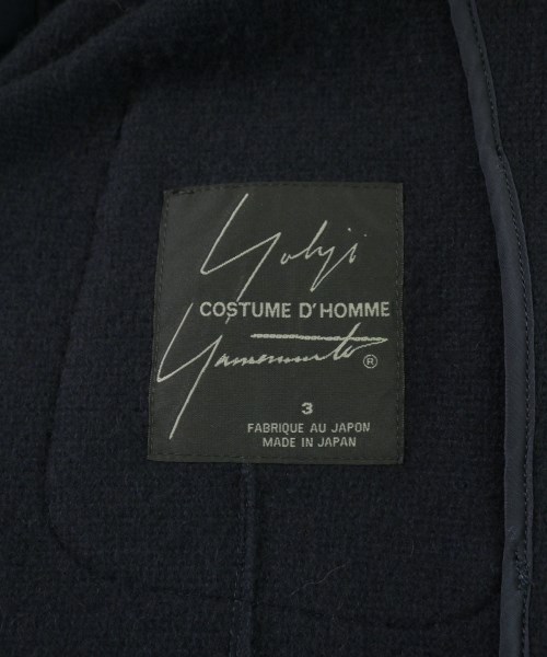 YOHJI YAMAMOTO COSTUME D'HOMME（コスチュームドオム）チェスターコート 紺 サイズ:-(M位) メンズ/2200705623025