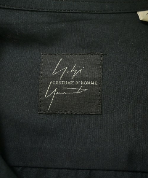YOHJI YAMAMOTO COSTUME D'HOMME（コスチュームドオム）カジュアルシャツ 黒 サイズ:3(M位) メンズ/2200664760335