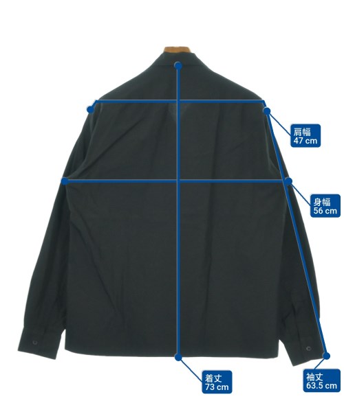 YOHJI YAMAMOTO COSTUME D'HOMME（コスチュームドオム）カジュアルシャツ 黒 サイズ:3(M位) メンズ/2200664760335