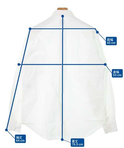 YOHJI YAMAMOTO COSTUME D'HOMME（コスチュームドオム）カジュアルシャツ 白 サイズ:2(S位) メンズ/2200664760373