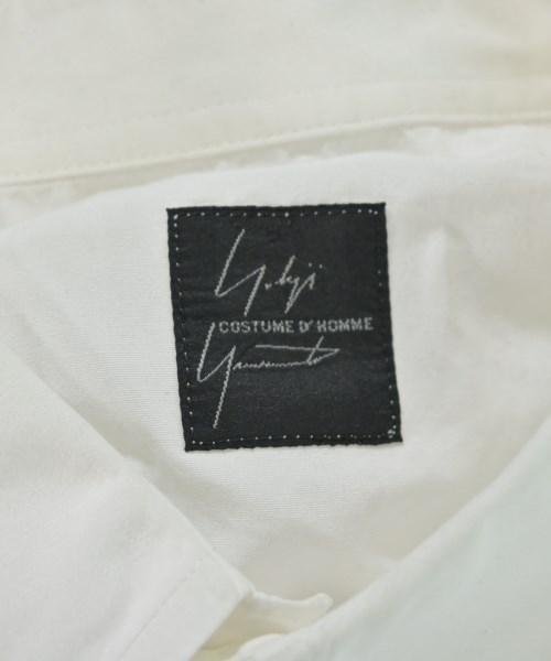YOHJI YAMAMOTO COSTUME D'HOMME（コスチュームドオム）カジュアルシャツ 白 サイズ:4(L位) メンズ/2200657113056