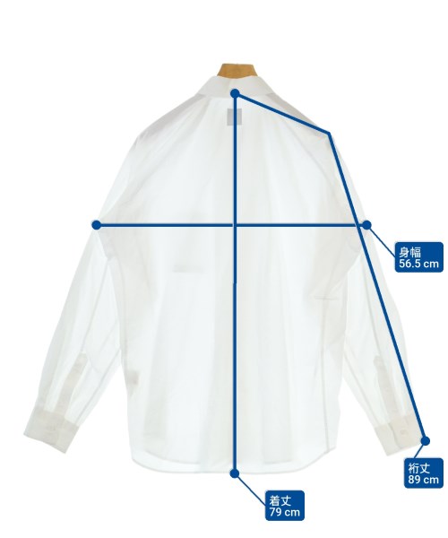 YOHJI YAMAMOTO COSTUME D'HOMME（コスチュームドオム）カジュアルシャツ 白 サイズ:4(L位) メンズ/2200657113056