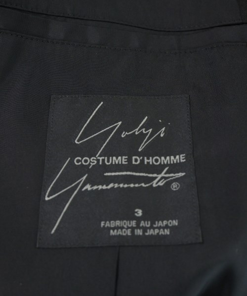 YOHJI YAMAMOTO COSTUME D'HOMME（コスチュームドオム）カジュアルシャツ 黒 サイズ:3(M位) メンズ/2200668295055