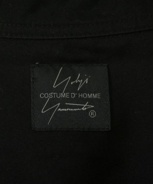 YOHJI YAMAMOTO COSTUME D'HOMME（コスチュームドオム）カジュアルシャツ 黒 サイズ:2(S位) メンズ/2200732982010