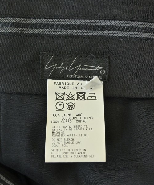 YOHJI YAMAMOTO COSTUME D'HOMME（コスチュームドオム）スラックス 黒 サイズ:2(S位) メンズ/2200726161025