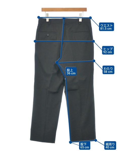 YOHJI YAMAMOTO COSTUME D'HOMME（コスチュームドオム）スラックス 黒 サイズ:2(S位) メンズ/2200726161025