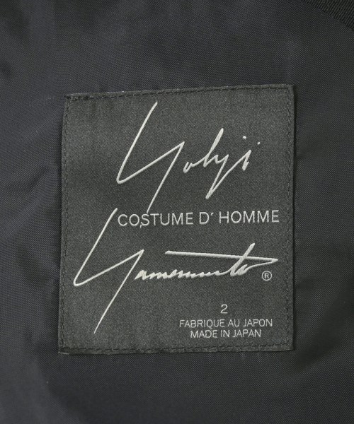 YOHJI YAMAMOTO COSTUME D'HOMME（コスチュームドオム）テーラードジャケット 黒 サイズ:2(S位) メンズ/2200726161032
