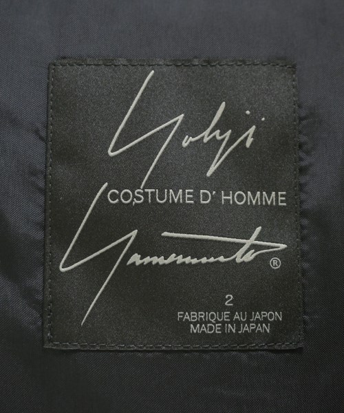 YOHJI YAMAMOTO COSTUME D'HOMME（コスチュームドオム）テーラードジャケット 黒 サイズ:2(S位) メンズ/2200727829016