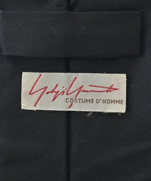 YOHJI YAMAMOTO COSTUME D'HOMME（コスチュームドオム）ネクタイ 黒 サイズ:- メンズ/2200679774082