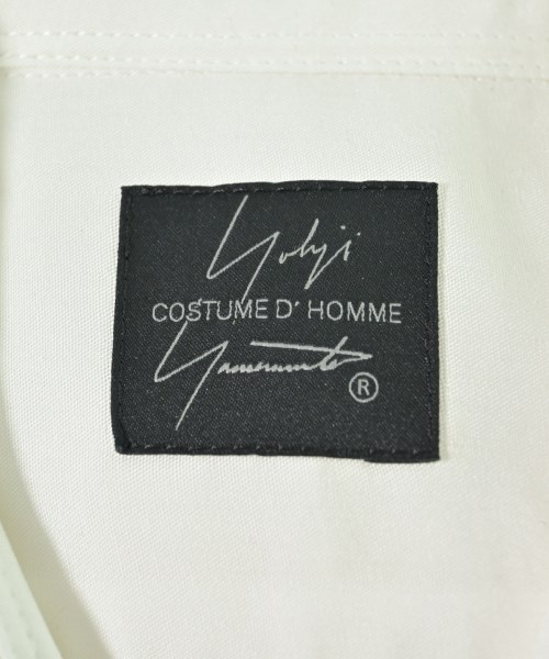 YOHJI YAMAMOTO COSTUME D'HOMME（コスチュームドオム）カジュアルシャツ 白 サイズ:4(XL位) メンズ/2200687202119