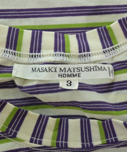 MASAKI MATSUSHIMA HOMME（マサキ　マツシマ　オム）Tシャツ・カットソー 白 サイズ:3(L位) メンズ/2200629251038