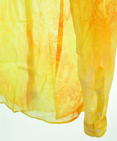 ALESSANDRO GHERARDESCHI（アレサンドロジェラルディスキー）カジュアルシャツ 黄 サイズ:M メンズ/2200650400078