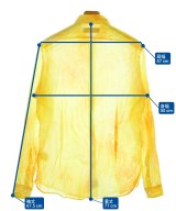 ALESSANDRO GHERARDESCHI（アレサンドロジェラルディスキー）カジュアルシャツ 黄 サイズ:M メンズ/2200650400078