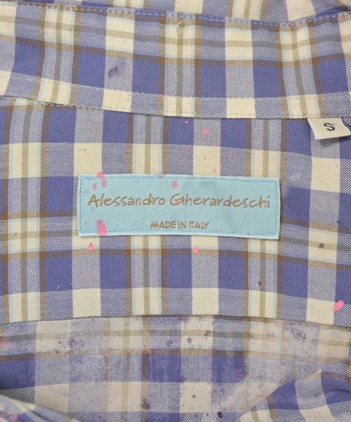 ALESSANDRO GHERARDESCHI（アレサンドロジェラルディスキー）カジュアルシャツ 紫 サイズ:S メンズ/2200719735240