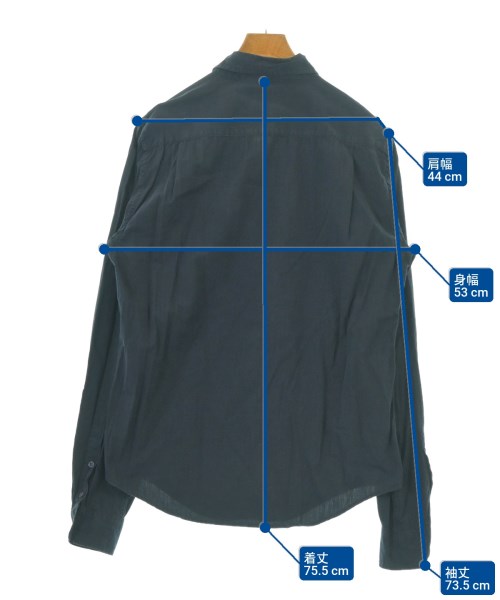 CASEY VIDALENC（キャシーヴィダレンク）カジュアルシャツ 紺 サイズ:-(M位) メンズ/2200620559126