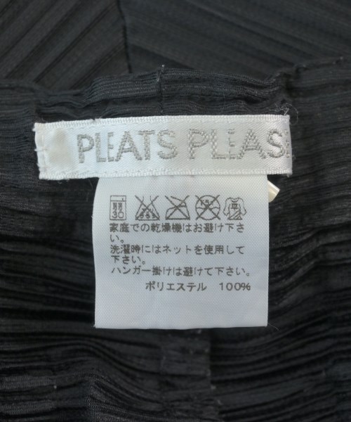 PLEATS PLEASE（プリーツプリーズ）クロップドパンツ 黒 サイズ:3(L位) レディース/2200634753053
