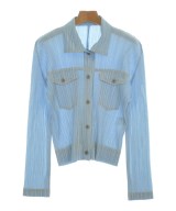 PLEATS PLEASE（プリーツプリーズ）カジュアルシャツ 青 サイズ:4(XL位) レディース/2200634787010