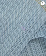 PLEATS PLEASE（プリーツプリーズ）カジュアルシャツ 青 サイズ:4(XL位) レディース/2200634787010