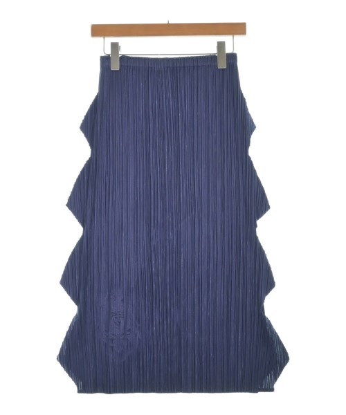 PLEATS PLEASE（プリーツプリーズ）ロング・マキシ丈スカート 紺 サイズ:2(M位) レディース/2200635676153