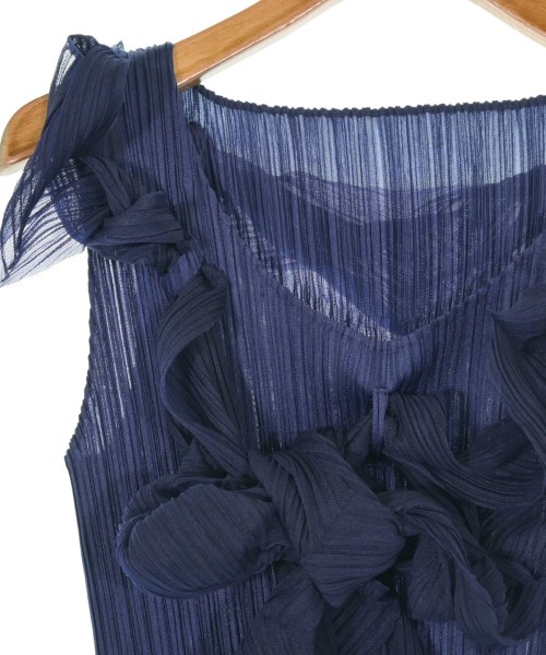 PLEATS PLEASE（プリーツプリーズ）ブラウス 紺 サイズ:3(L位) レディース/2200621566062