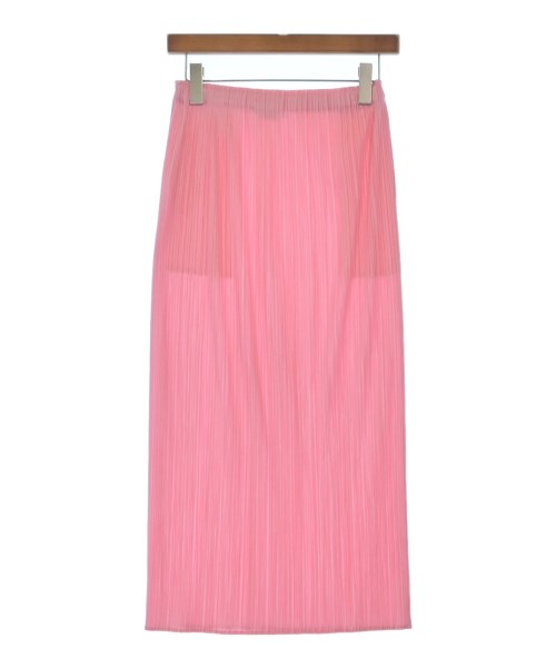 PLEATS PLEASE（プリーツプリーズ）ロング・マキシ丈スカート ピンク サイズ:-(S位) レディース/2200636994010