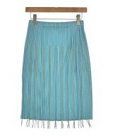 PLEATS PLEASE（プリーツプリーズ）ひざ丈スカート 青 サイズ:5(XXL位) レディース/2200629233096