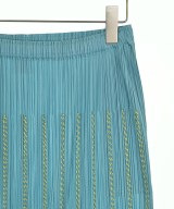 PLEATS PLEASE（プリーツプリーズ）ひざ丈スカート 青 サイズ:5(XXL位) レディース/2200629233096
