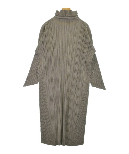 PLEATS PLEASE（プリーツプリーズ）ワンピース 茶 サイズ:3(L位) レディース/2200624351115
