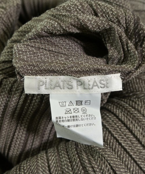 PLEATS PLEASE（プリーツプリーズ）ワンピース 茶 サイズ:3(L位) レディース/2200624351115