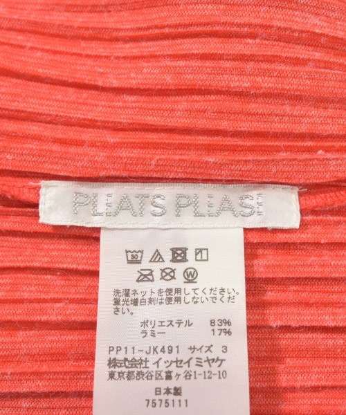 PLEATS PLEASE（プリーツプリーズ）ブラウス オレンジ サイズ:3(L位) レディース/2200624351146