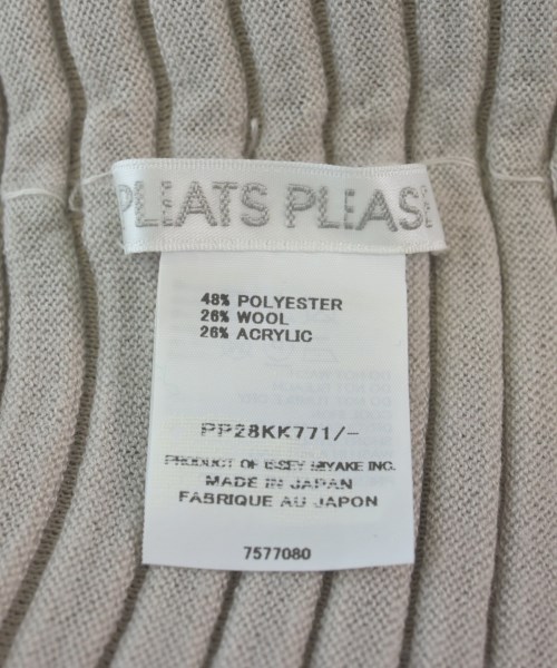 PLEATS PLEASE（プリーツプリーズ）ニット・セーター ベージュ サイズ:F レディース/2200638656022