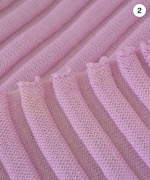 PLEATS PLEASE（プリーツプリーズ）ニット・セーター ピンク サイズ:F レディース/2200638656039