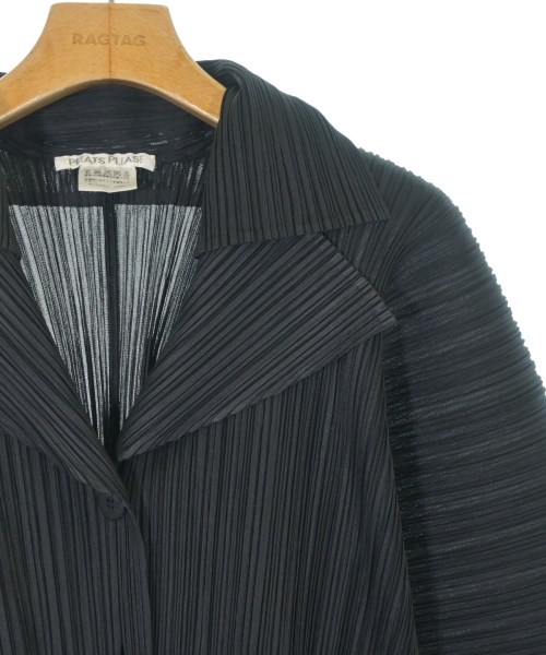 PLEATS PLEASE（プリーツプリーズ）カジュアルジャケット 紺 サイズ:3(L位) レディース/2200626508128