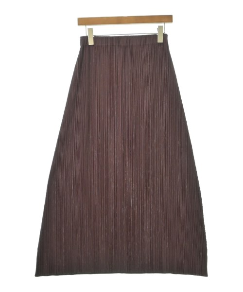 PLEATS PLEASE（プリーツプリーズ）ひざ丈スカート 赤 サイズ:2(M位) レディース/2200639557106