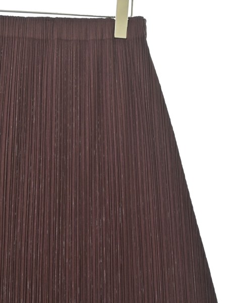 PLEATS PLEASE（プリーツプリーズ）ひざ丈スカート 赤 サイズ:2(M位) レディース/2200639557106