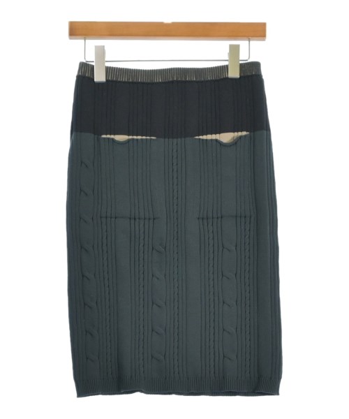 PLEATS PLEASE（プリーツプリーズ）ひざ丈スカート 紺 サイズ:3(L位) レディース/2200639829159