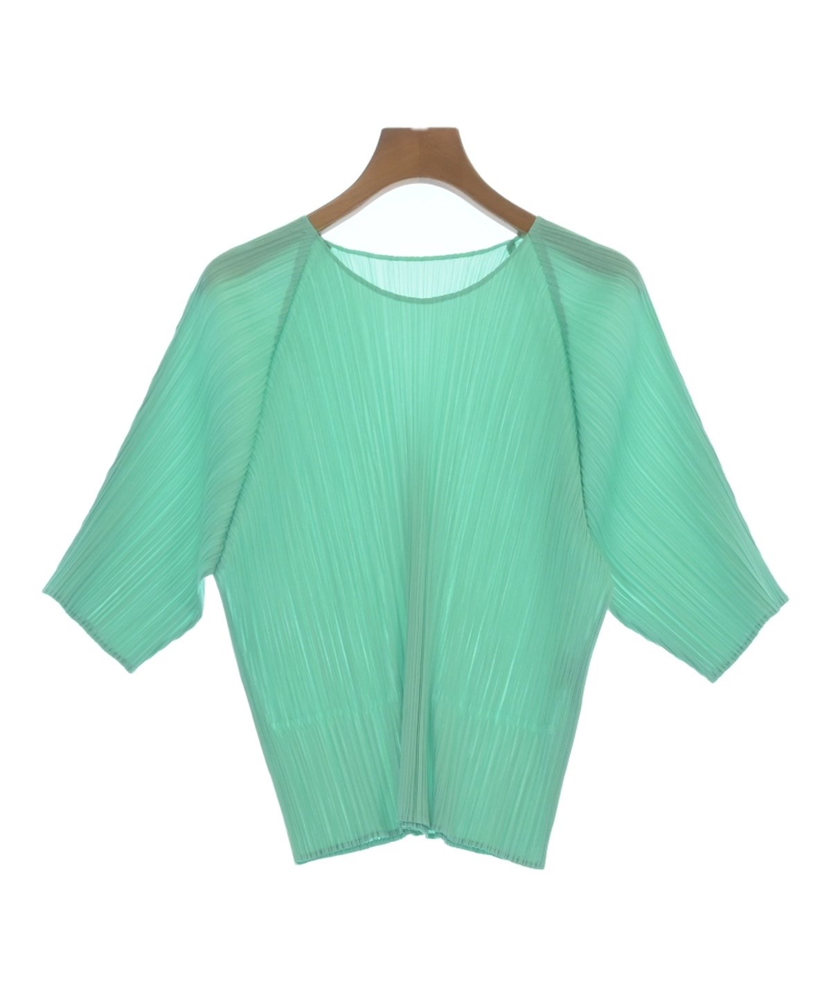 PLEATS PLEASE（プリーツプリーズ）ブラウス 緑 サイズ:3(L位