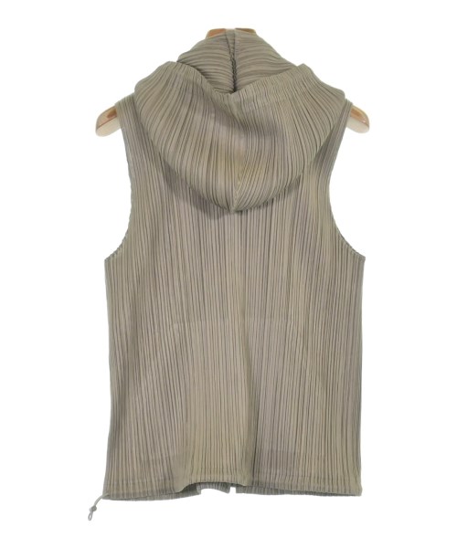 PLEATS PLEASE（プリーツプリーズ）ベスト ベージュ サイズ:3(L位) レディース/2200641298028